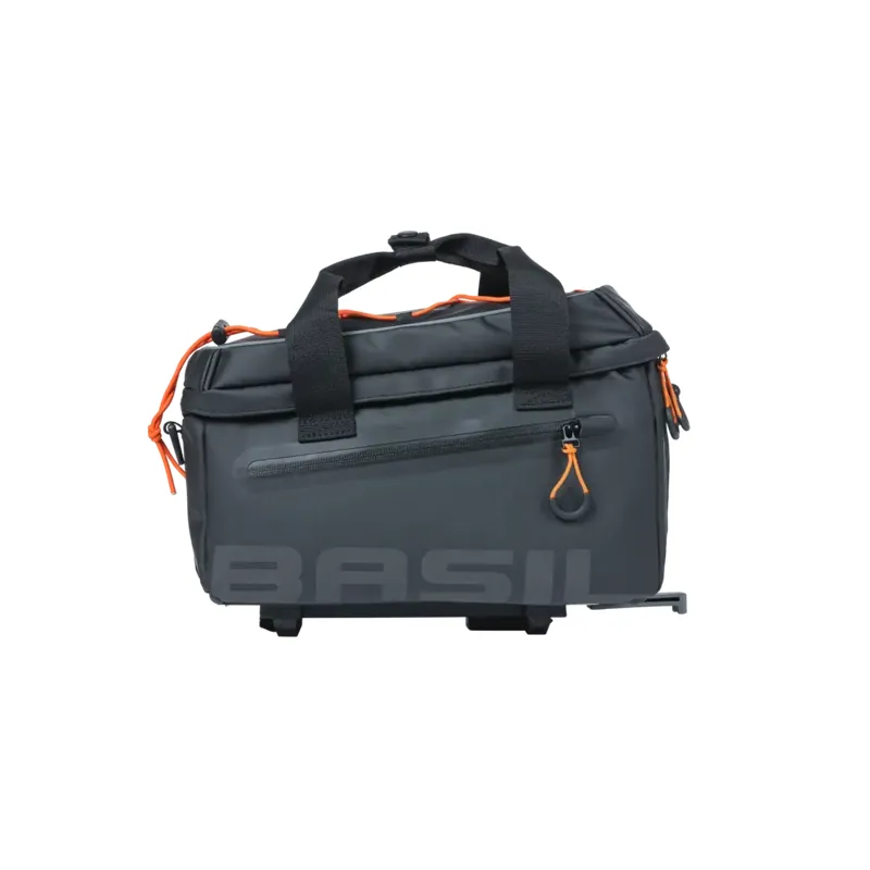 Basil Miles Tarpaulin Trunkbag 7L MIK in Black Orange-3