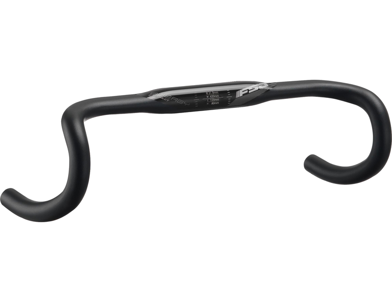 Balfes Bikes Fsa FSA Energy ACR Internally Routed Compact Handlebar in Black | Free postage over £30, £10 off first order, price match & 0% finance.