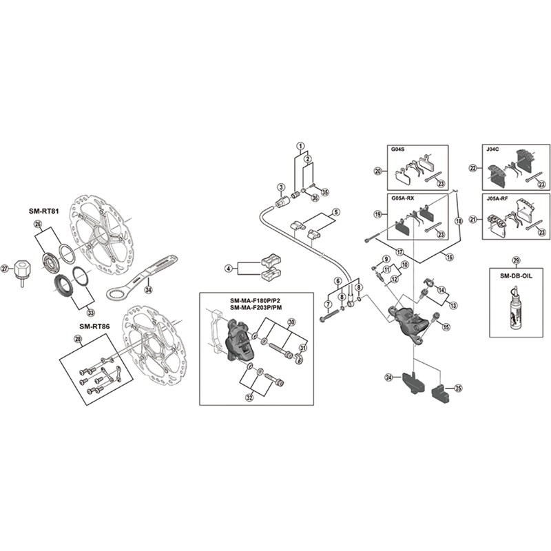 Balfes Bikes Shimano SM-RT76 rotor fixing bolt unit | Free postage over £30, £10 off first order, price match & 0% finance.
