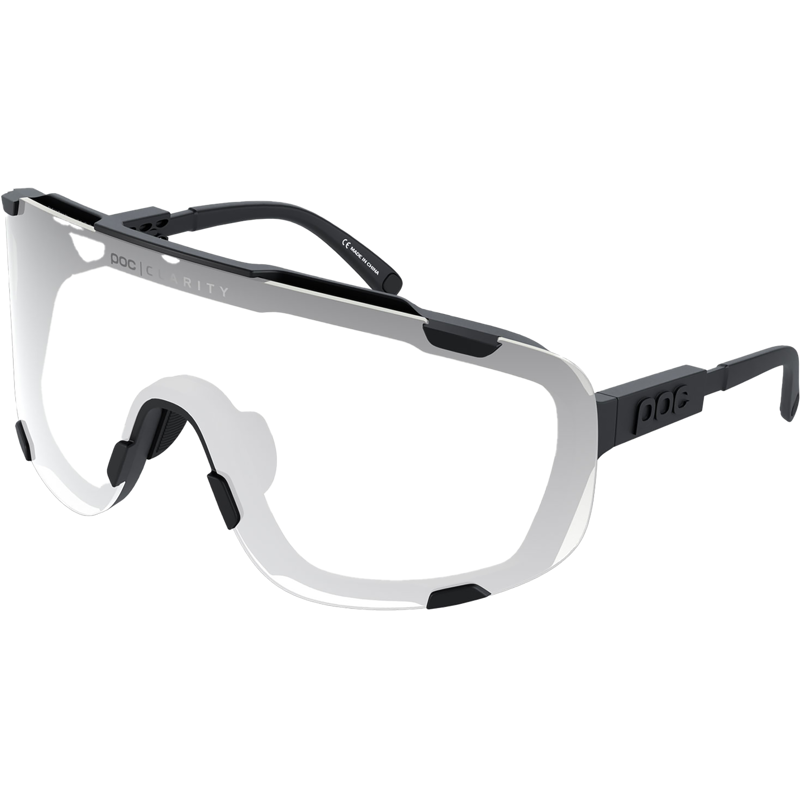 Balfes Bikes POC Devour Photochromic in Translucent Black/Clarity Photochromic/Changeable Grey | Free postage over £30, £10 off first order, price match & 0% finance.