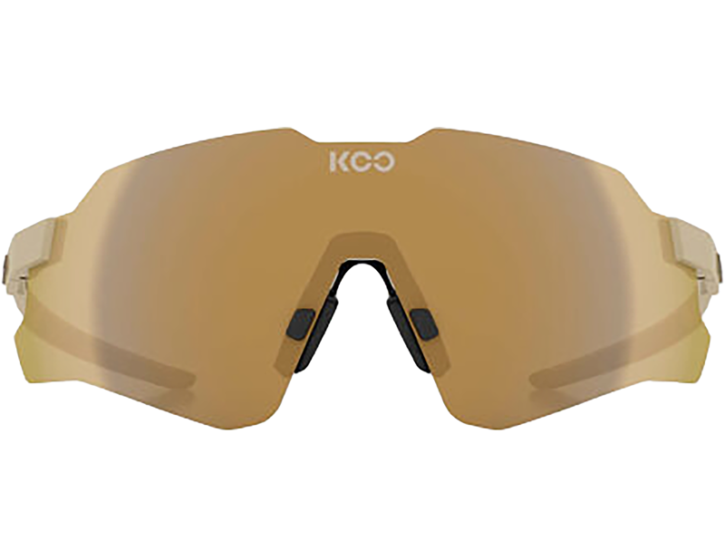 Koo Nebula Sunglasses in Vanilla Matt/Dark Gold Mirror-1
