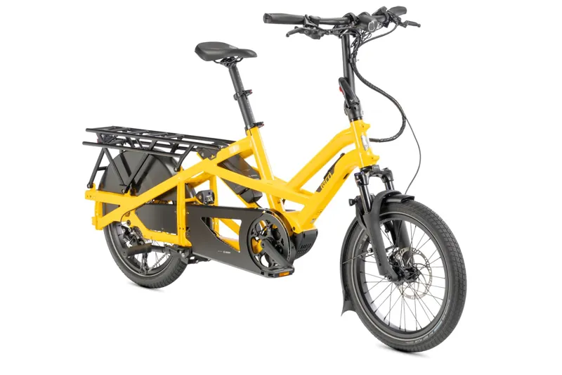 Tern GSD GEN3 P10 Performance Electric Cargo Bike 2026 in School Bus Yellow/Dark Grey-2