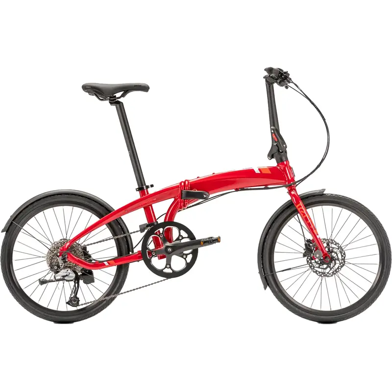 Balfes Bikes Tern Verge D9 Folding Bike 2027 in Metallic Red | Free postage over £30, £10 off first order, price match & 0% finance.