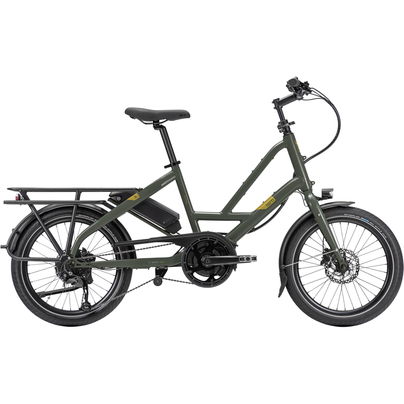 Balfes Bikes Tern Quick Haul P9 Perf Electric Cargo Bike 2026 in Gloss Olive | Free postage over £30, £10 off first order, price match & 0% finance.