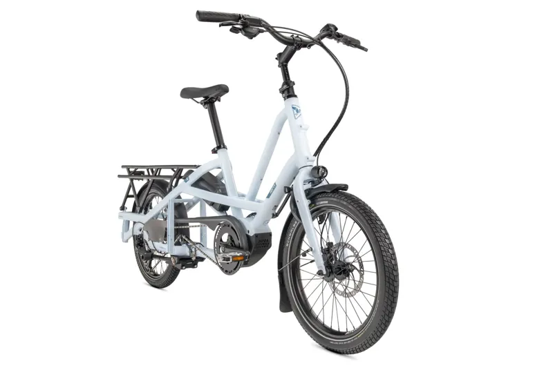 Tern Quick Haul Long D9 Performance 400Wh Electric Cargo Bike 2026 in Satin Ice Grey-1