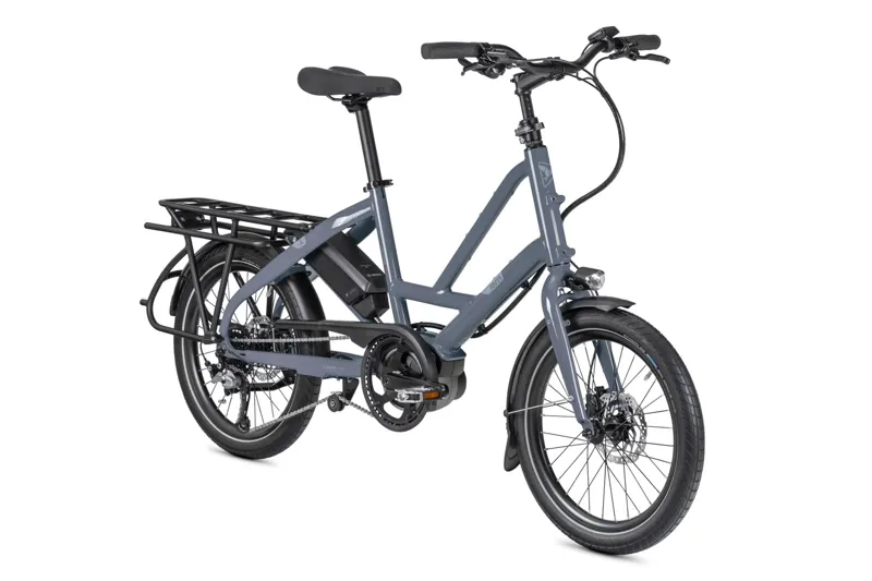Tern Quick Haul D8 Active Plus Electric Cargo Bike 2026 in Gloss Blue Grey-1