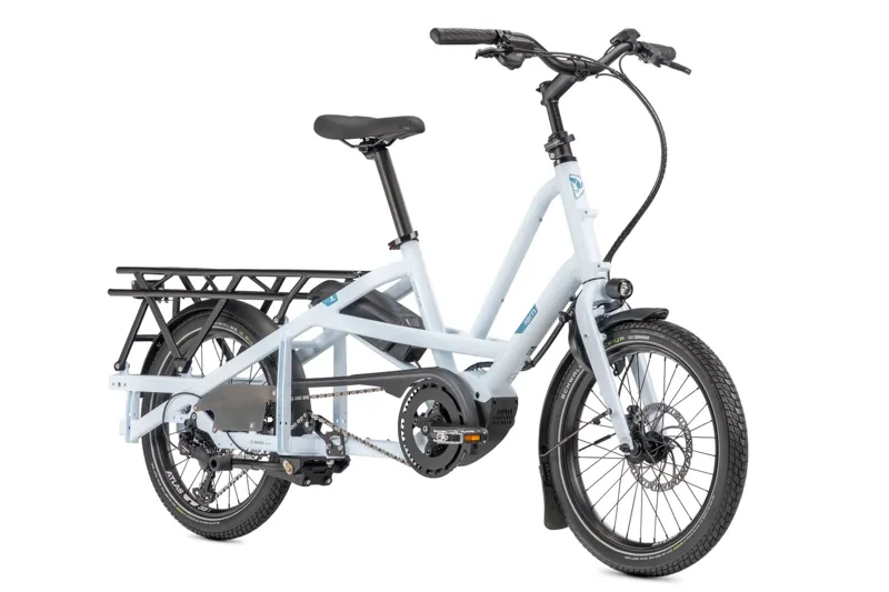 Tern Quick Haul Long D9 Performance 400Wh Electric Cargo Bike 2026 in Satin Ice Grey-2