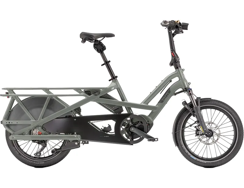 Balfes Bikes Tern GSD S10 LX 500wh Performance CX Electric Cargo Bike 2025 in Gloss Dark Sage | Free postage over £30, £10 off first order, price match & 0% finance.