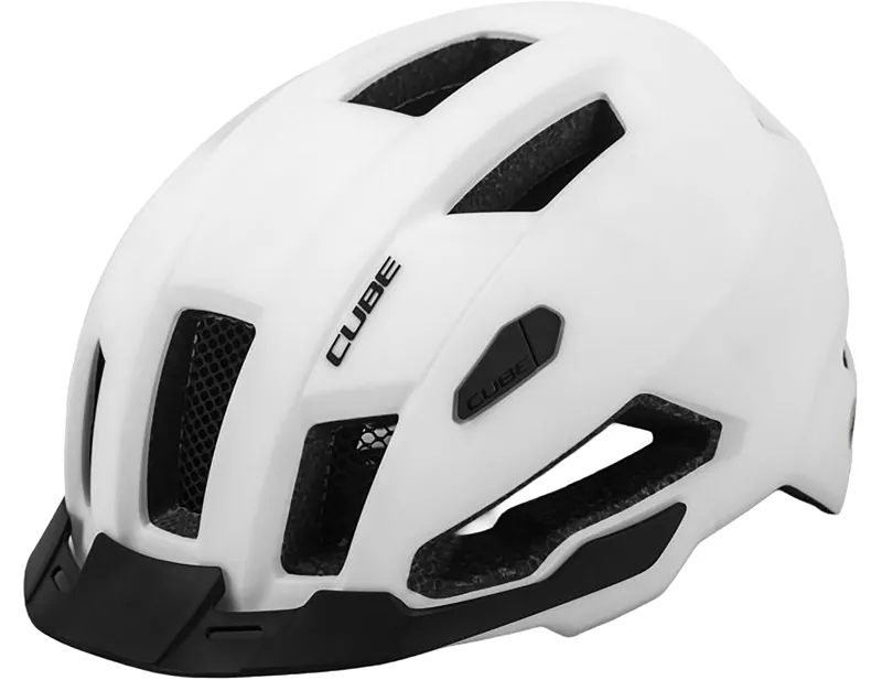 Balfes Bikes Cube CUBE HELMET EVOY HYBRID in WHITE | Free postage over £30, £10 off first order, price match & 0% finance.