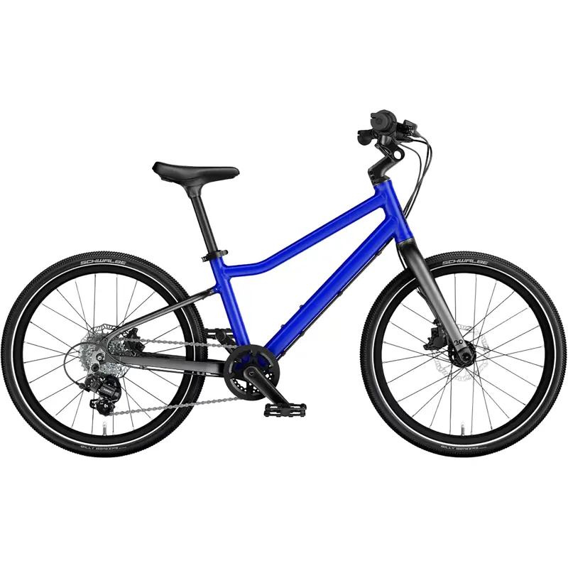 Balfes Bikes Woom Explore 4 Kids 20 inch Bike 2027 in magnetic blue | Free postage over £30, £10 off first order, price match & 0% finance.