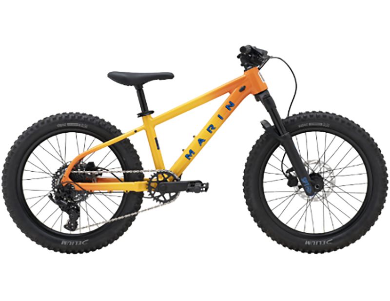 Marin San Quentin Jr 20 in Wheel Kids Mountain Bike 2026 in Yellow/Orange