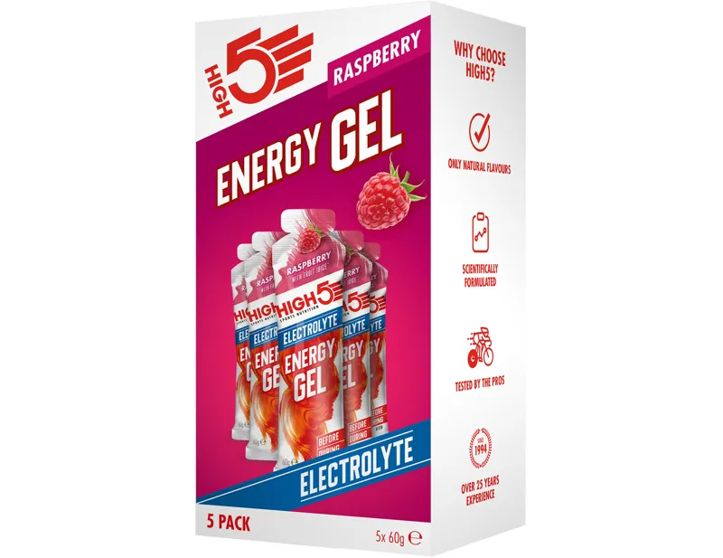 High5 Energy Gel Electrolyte 5x60g - Box of 5
