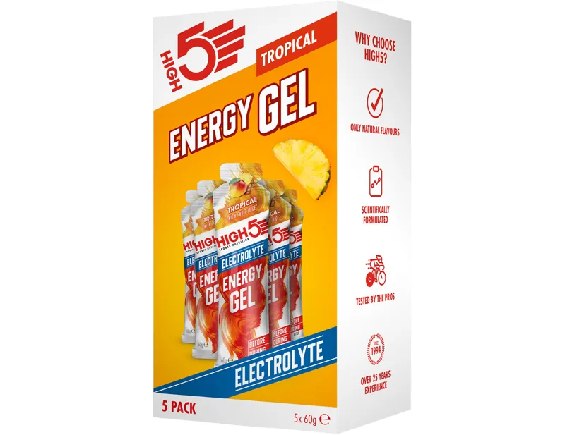 High5 Energy Gel Electrolyte 5x60g - Box of 5-1