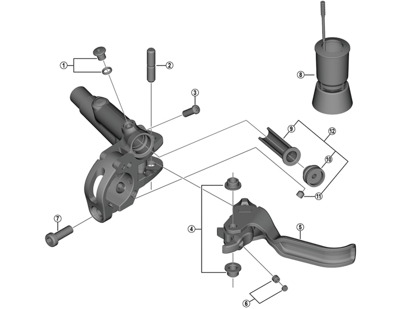 Balfes Bikes Shimano BL-M820 diaphragm | Free postage over £30, £10 off first order, price match & 0% finance.