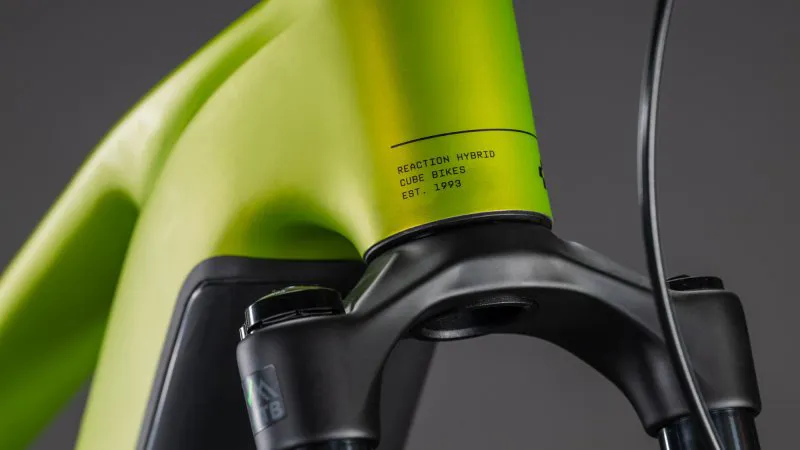 Cube Reaction Hybrid Race 800 Electric Mountain Bike 2026 in Lizard/Black-6