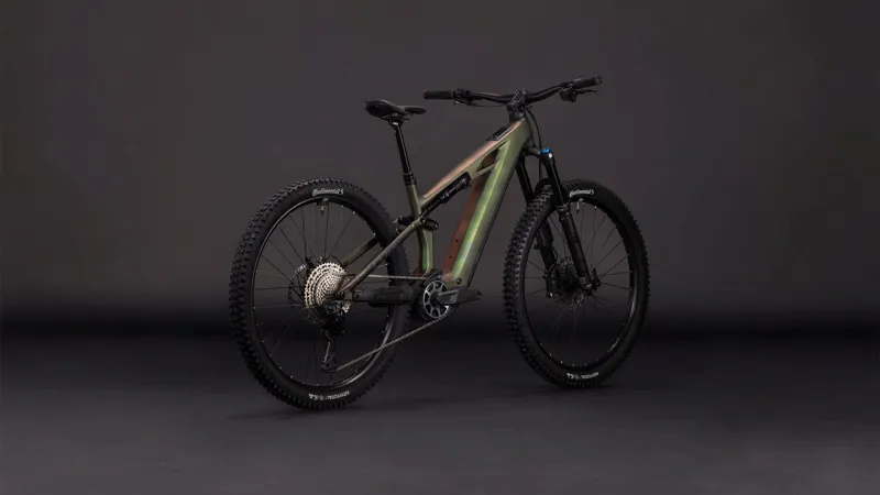 Cube Stereo Hybrid one44 Hpc Slx Evo 800 Electric Full Suspension Mountain Bike 2026 in Stellar/Grey-7