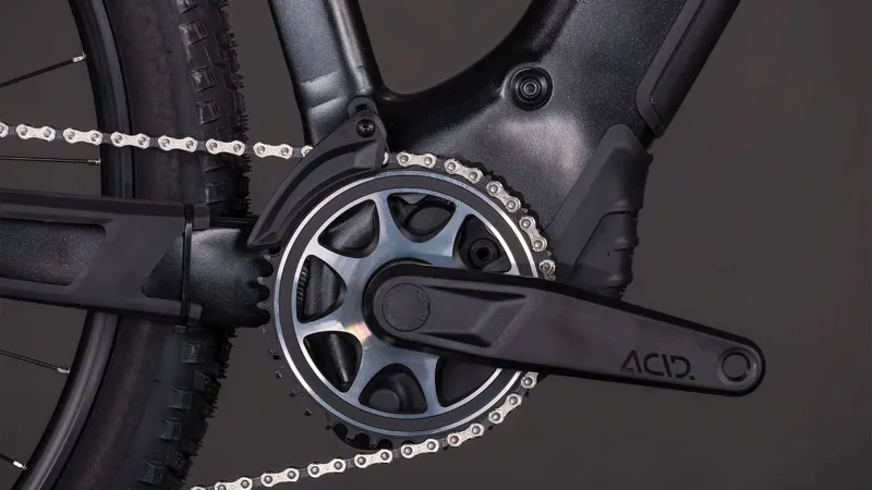 Cube Reaction Hybrid SLX 800 Electric Mountain Bike 2026 in Silverdust/Chrome-4