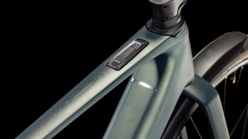 Cube Nulane Hybrid c:62 Race FE 400X Electric Hybrid Bike 2025 in Sagebrush Green/Prism-1