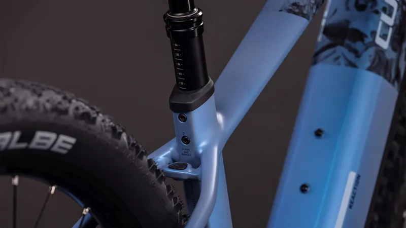 Cube Reaction Hybrid SLT 800 Electric Mountain Bike 2026 in Hazelblue/Fume-3