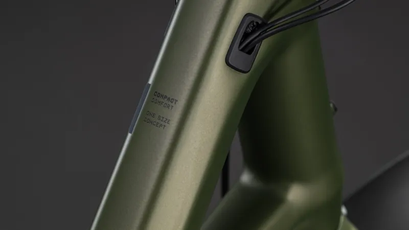 Cube Compact Hybrid Comfort 545 Electric Bike 2026 in Reed Green-1