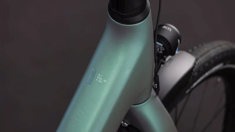 Cube Kathmandu Easy Entry Hybrid c:62 Slt 400x Electric Hybrid Bike 2026 in Seafoam/Chrome-1