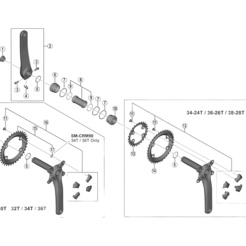 Balfes Bikes Shimano crank FC-7800 clamp bolt | Free postage over £30, £10 off first order, price match & 0% finance.