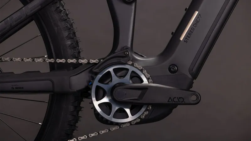 Cube Stereo Hybrid one77 HPC SLX 800 Full Suspension Electric Mountain Bike 2026 Blackline-2