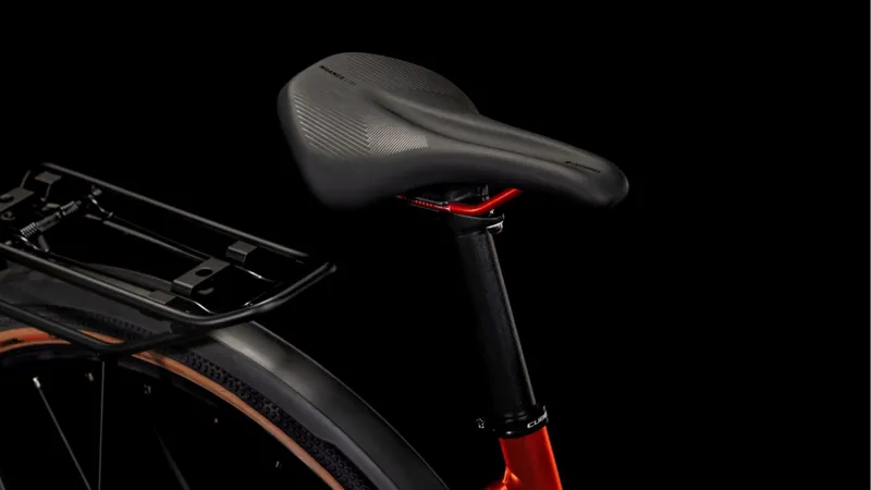 Cube Nulane Pro Fully Equipped Women's Hybrid Bike 2025 in Fireorange/Black-4