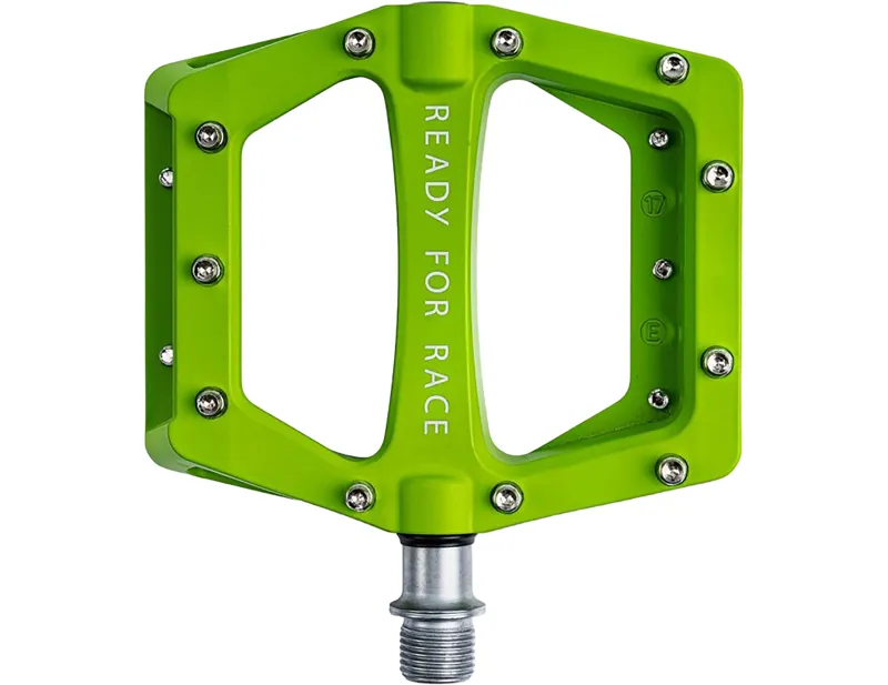 Balfes Bikes Rfr RFR FLAT RACE PEDALS in Green | Free postage over £30, £10 off first order, price match & 0% finance.