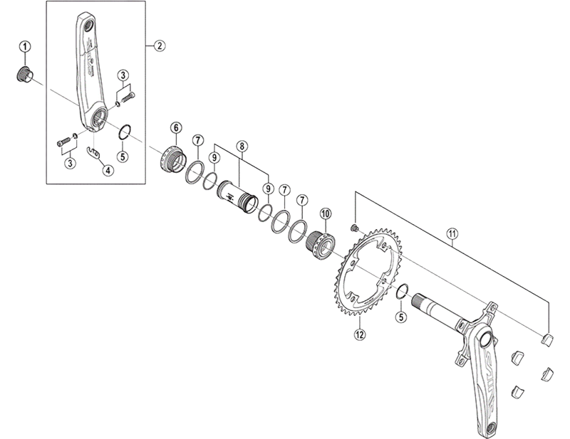 Balfes Bikes Shimano FC-M810 crank arm fixing bolt | Free postage over £30, £10 off first order, price match & 0% finance.