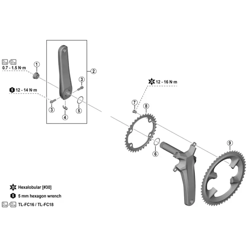 Balfes Bikes Shimano FC-7900 crank arm fixing bolt | Free postage over £30, £10 off first order, price match & 0% finance.