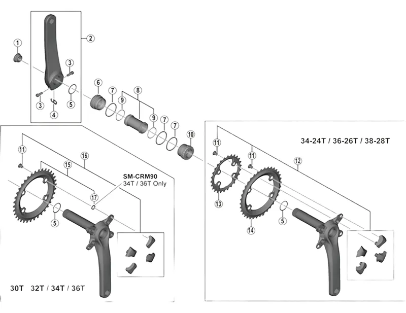 Balfes Bikes Shimano FCM980 Crank Arm Fixing Bolt | Free postage over £30, £10 off first order, price match & 0% finance.