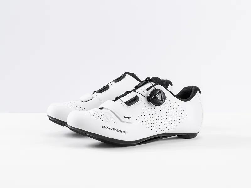 Bontrager Sonic Womens SPD-R Road Cycling Shoe in White-2