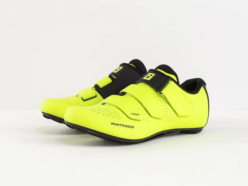 Bontrager Starvos Mens Road Cycling Shoe in Yellow-2