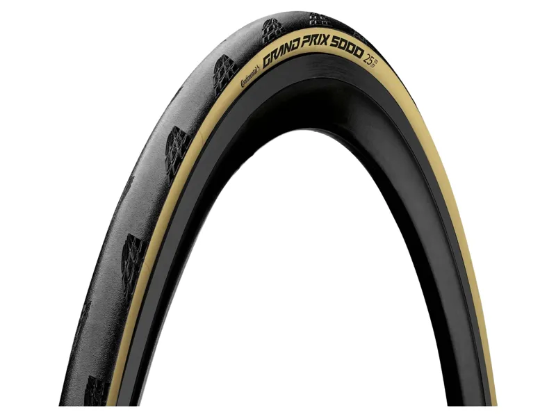 2 x Continental Grand Prix 5000AS TR 700c Folding Tyres in Cream with P Zero 60mm inner tubes-1