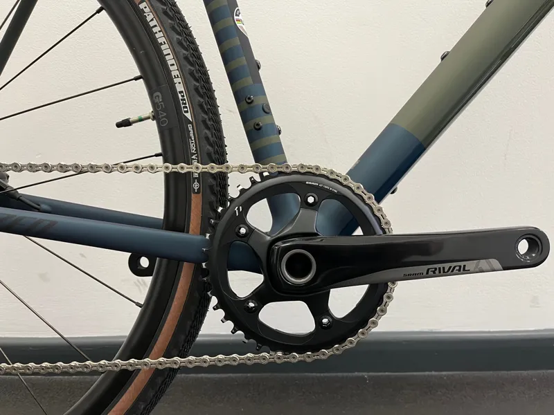 EX DEMO Specialized Crux Comp Gravel Road Bike 58cm 2023 in Satin Forest Green Metallic Deep Lake-4