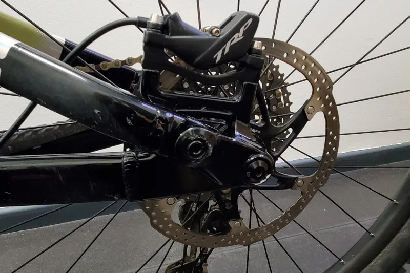 EX DEMO Marin Rift Zone E2 X-Large Electric Mountain Bike 2024 in Tan/Chrome-2