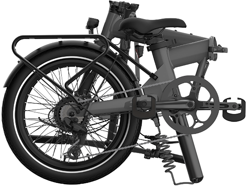 UTO Essential ESS20 Electric Folding Bike 2027 in Satin Grey-4