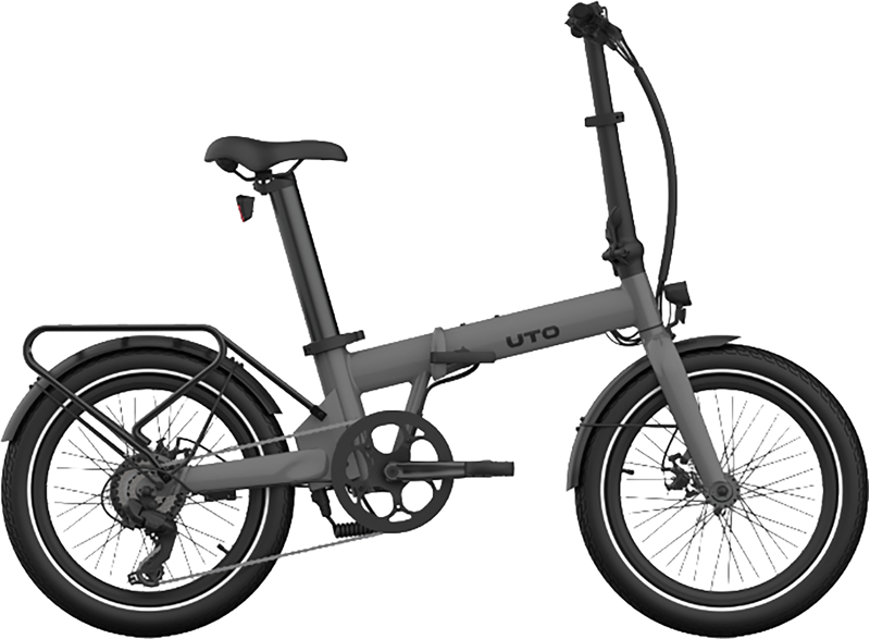 UTO Essential ESS20 Electric Folding Bike 2027 in Satin Grey-1