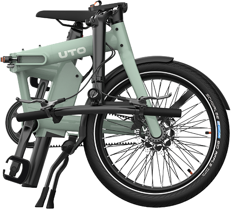 UTO Afternoon PRO20 Electric Folding Bike 2027 in Smoked Green-3