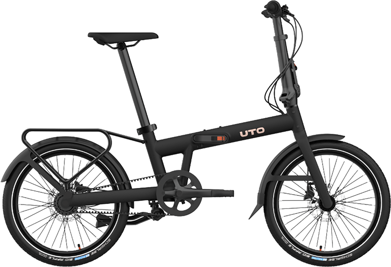 UTO Afternoon PRO 20 Folding Bike 2027 in Onyx Black-3