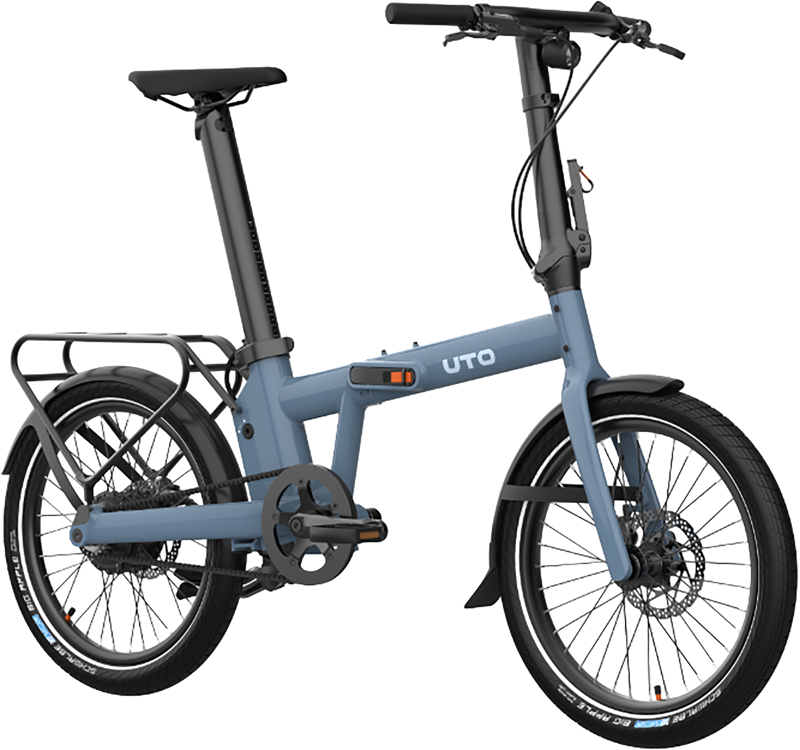 UTO Afternoon Pro20 Electric Folding Bike 2027 in Mineral Blue-3