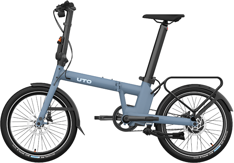 UTO Afternoon Pro20 Electric Folding Bike 2027 in Mineral Blue-1