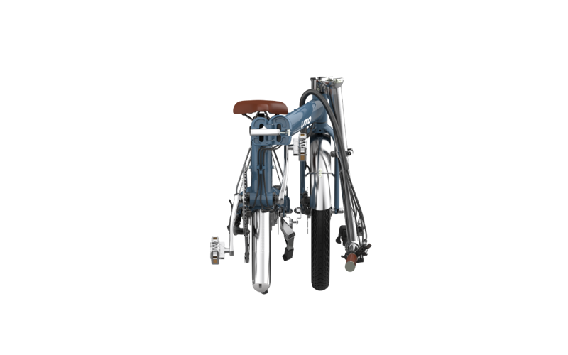 UTO Afternoon OG20 Electric Folding Bike 2027 in Satin Blue-2