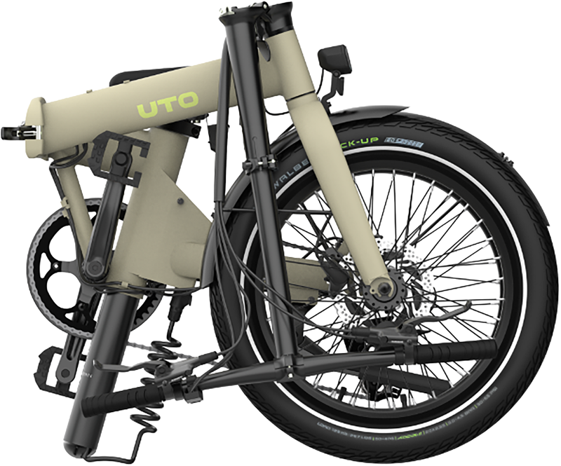 UTO Afternoon OG20 Electric Folding Bike 2027 in Desert Sand-2