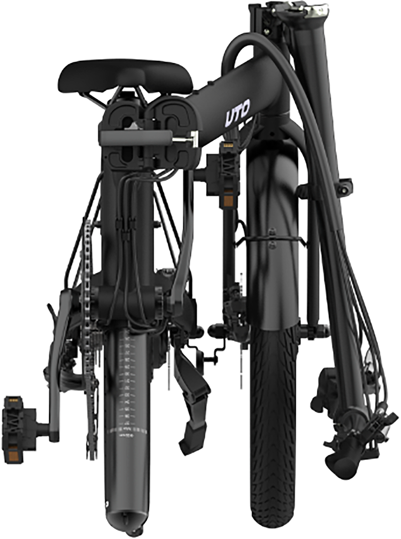 UTO Afternoon OG20 Electric Folding Bike 2027 in Onyx Black-2
