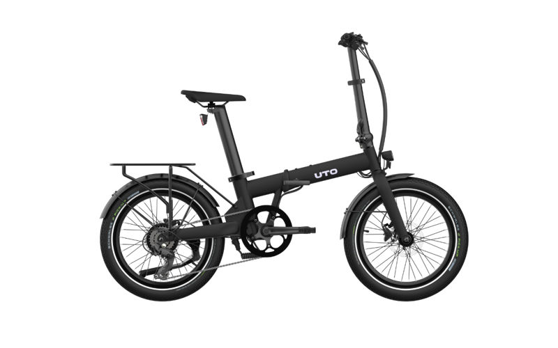 UTO Afternoon OG20 Electric Folding Bike 2027 in Onyx Black