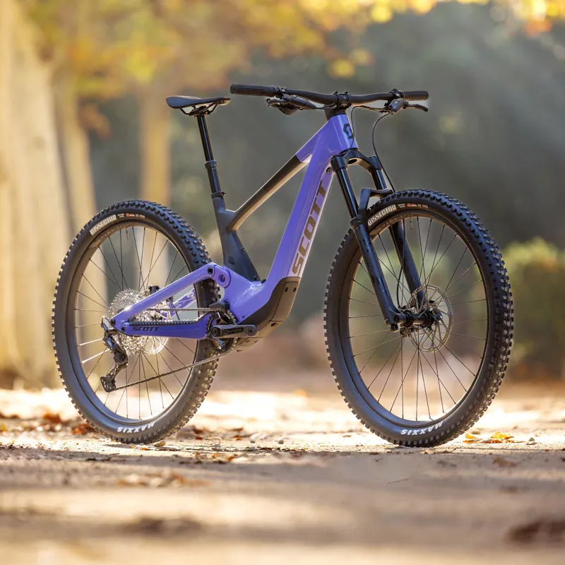Scott Contessa Voltage eRIDE 910 Electric Full Suspension Mountain Bike 2025 in Purple-2