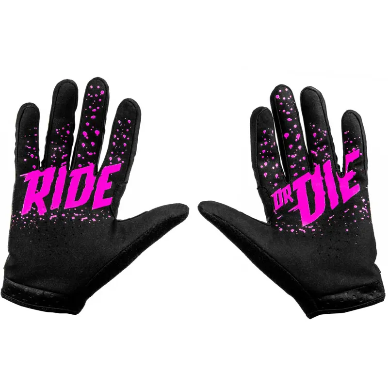 Muc-Off Rider Full Finger Gloves in Bolt-2
