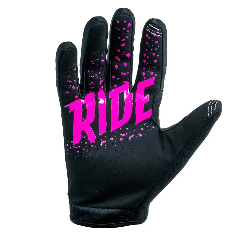 Muc-Off Rider Full Finger Gloves in Bolt-3
